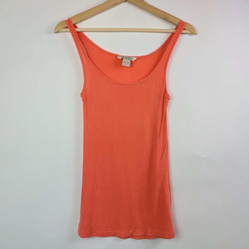 Lucky Brand Fitted Ribbed Tank Top Size S